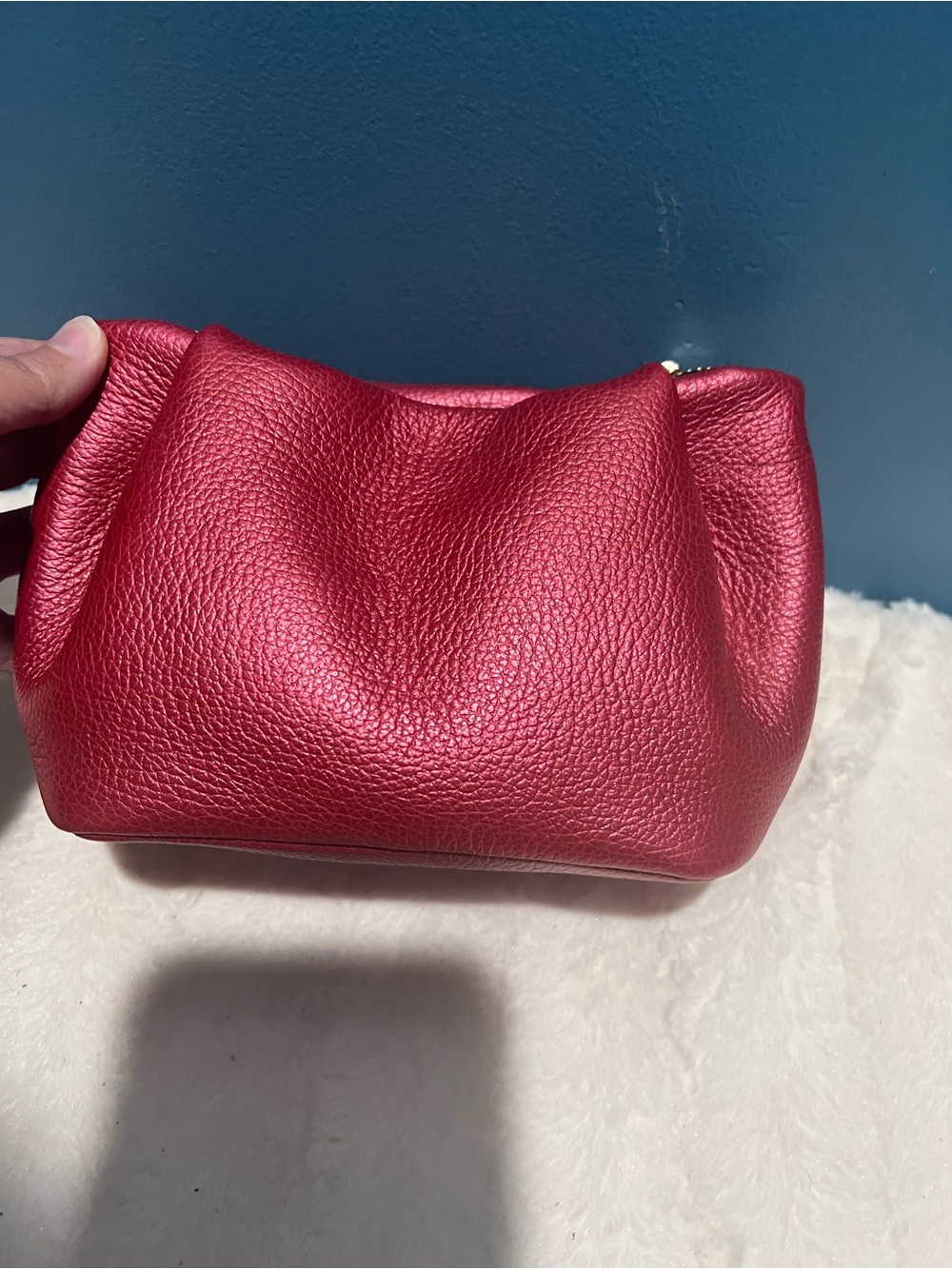 Portland Leather Goods Trevi Pouch Reba Red - Picture 4 of 4